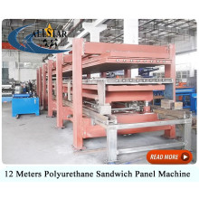 Discontinuous pu sandwich panel machine/ metal pu sandwich panel line